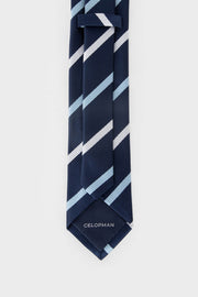 CORBATA AZUL DIAGONAL