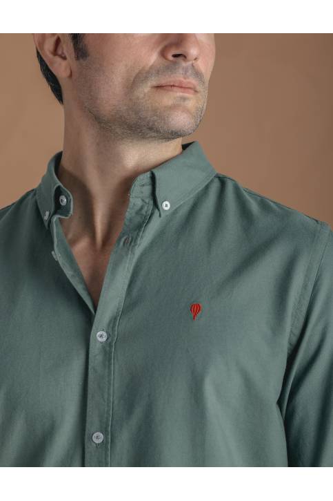 CAMISA OXFORD VERDE