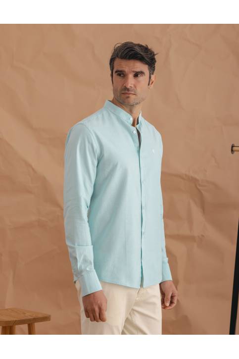 CAMISA OXFORD CUELLO MAO...