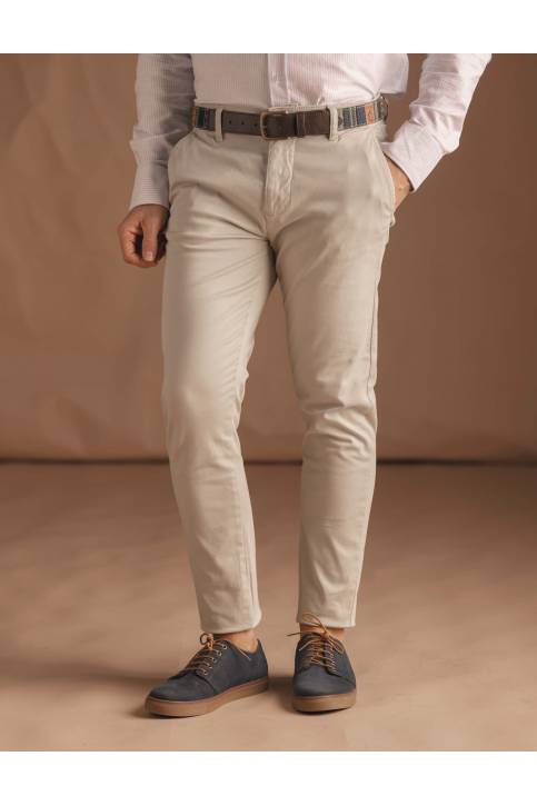 CHINO BÁSICO SLIM BEIGE