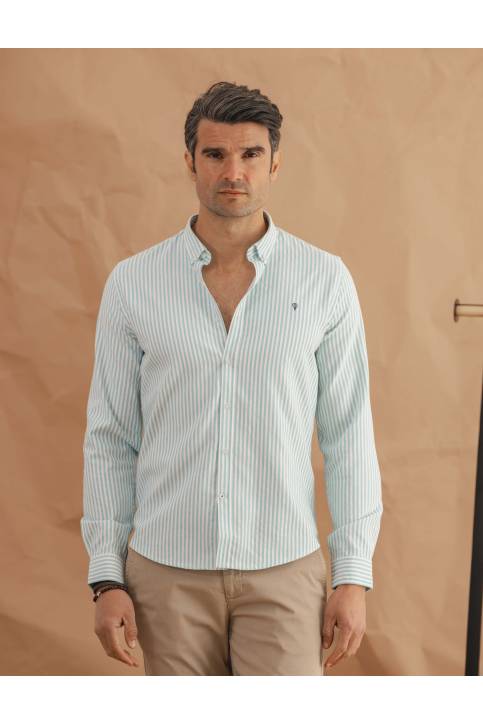 CAMISA OXFORD RAYAS