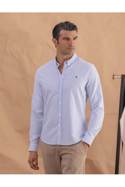 CAMISA OXFORD RAYAS