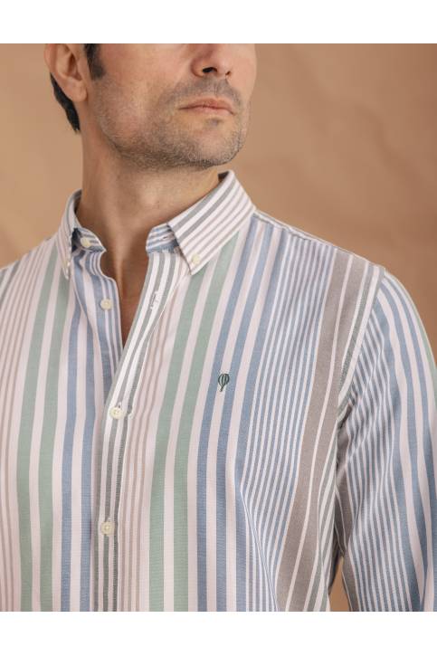 CAMISA OXFORD RAYAS