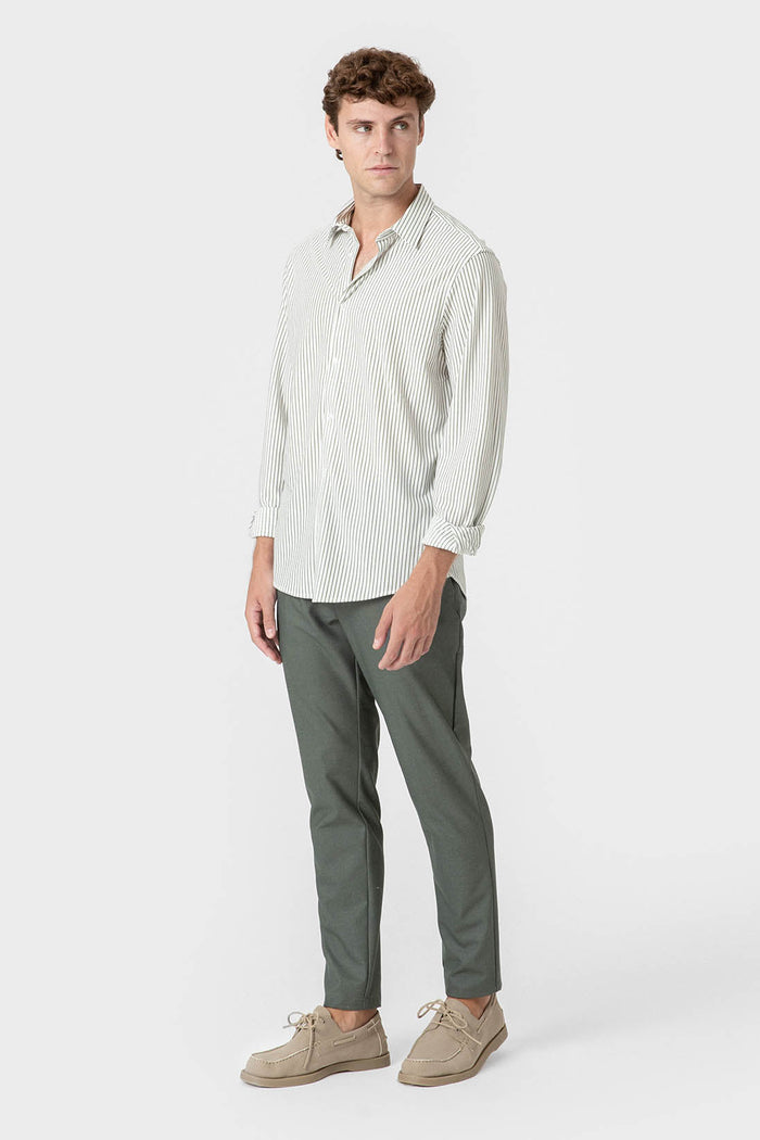 CAMISA OXFORD PUNTO RAYAS