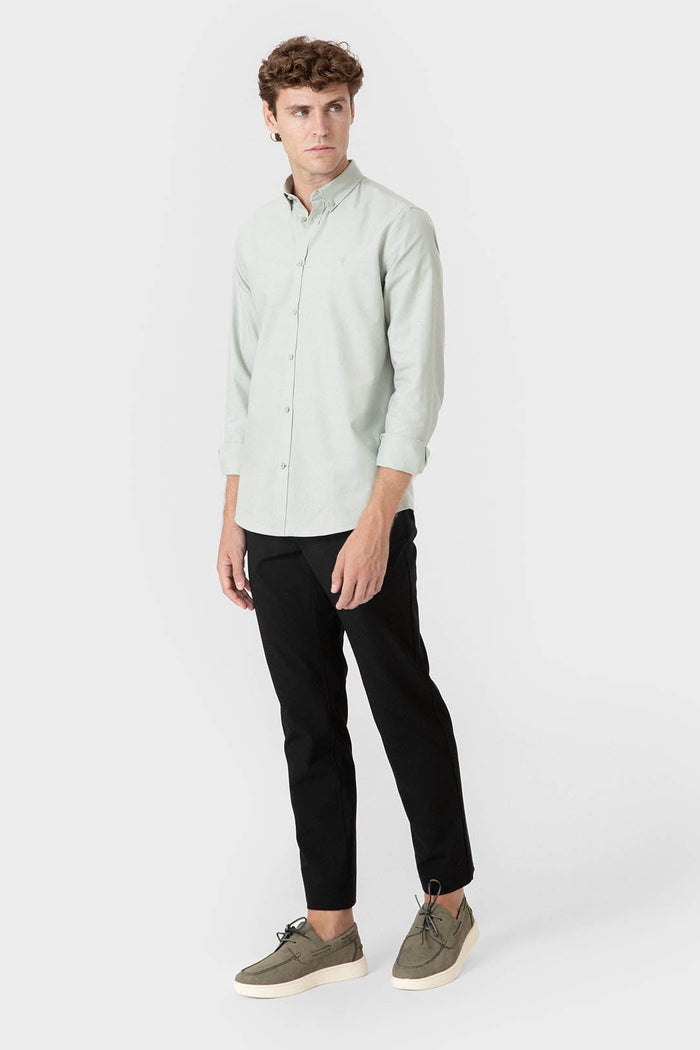 CAMISA OXFORD VERDE