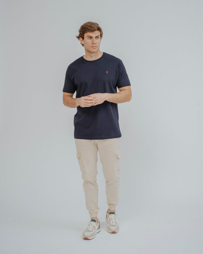 CAMISETA BÁSICA MARINO