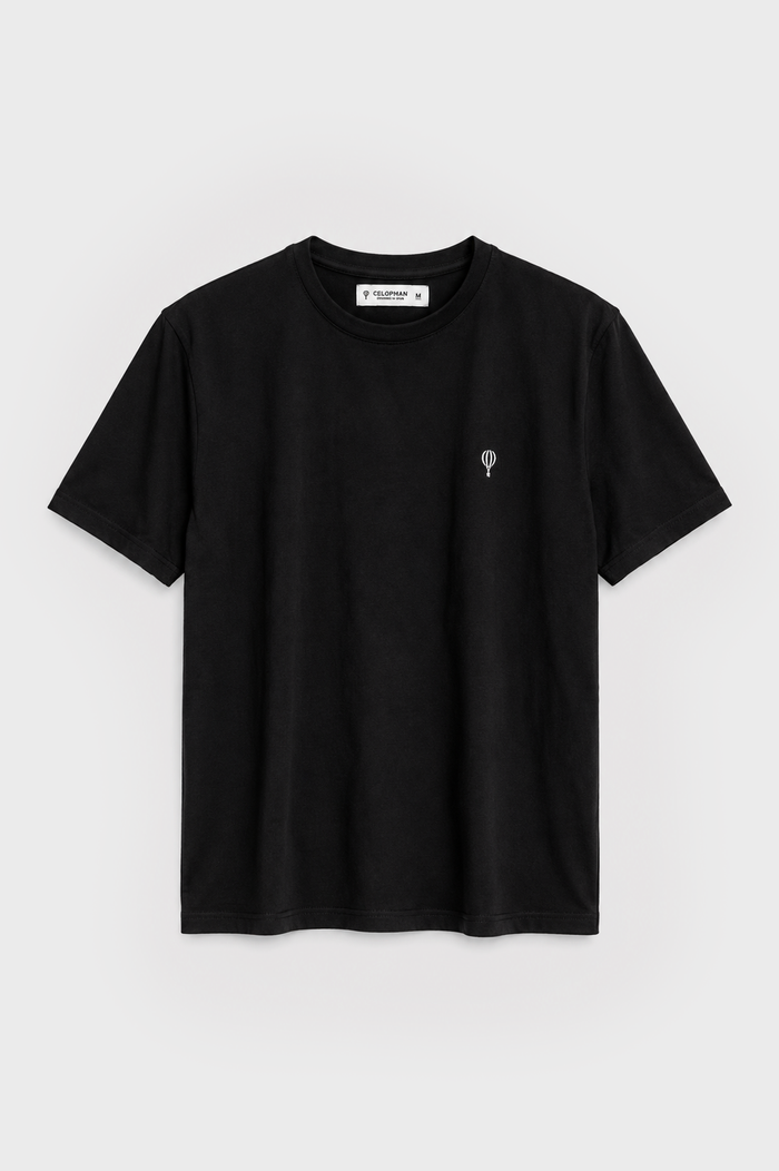 CAMISETA BÁSICA LICRA NEGRA