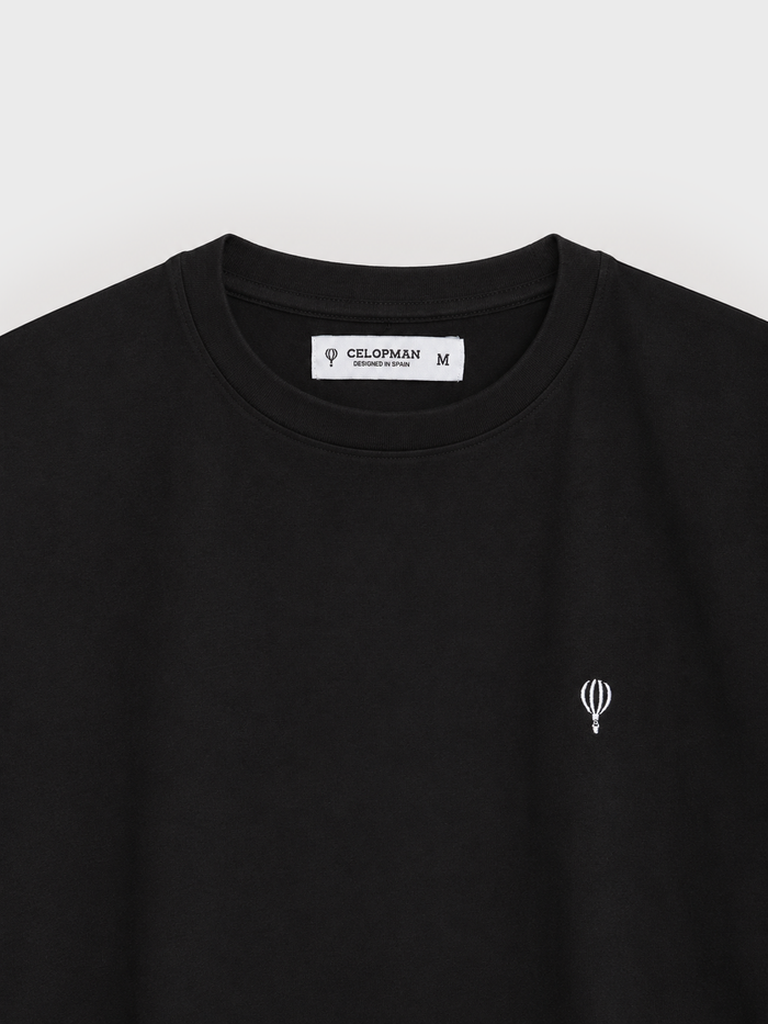 CAMISETA BÁSICA LICRA NEGRA