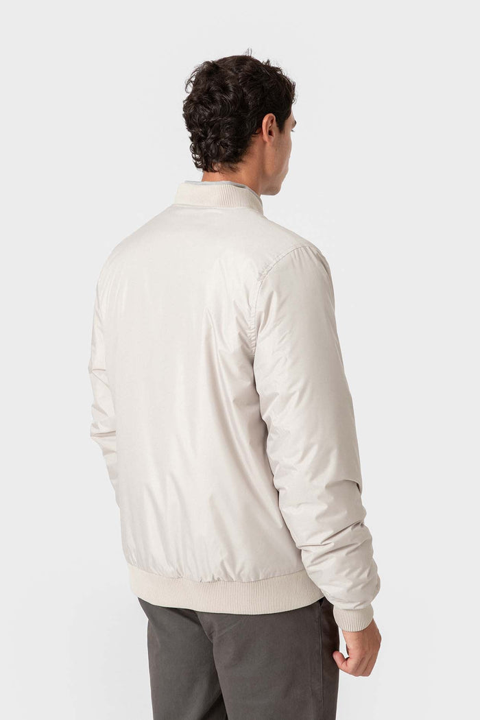 CAZADORA BOMBER BEIGE
