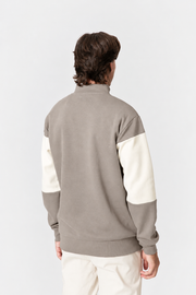 SUDADERA BORDADO BEIGE